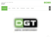 Tablet Screenshot of dgt-produzioni.com